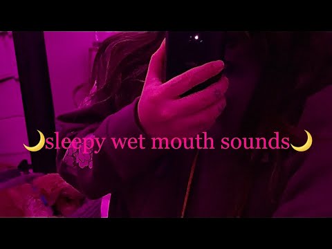 sleepy asmr (wet mouth sounds) + new yeti mic :)