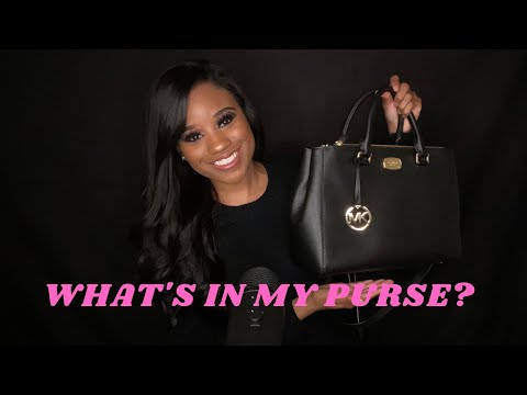 [ASMR]- WHAT'S IN MY BAG?👜👀| (whispered)