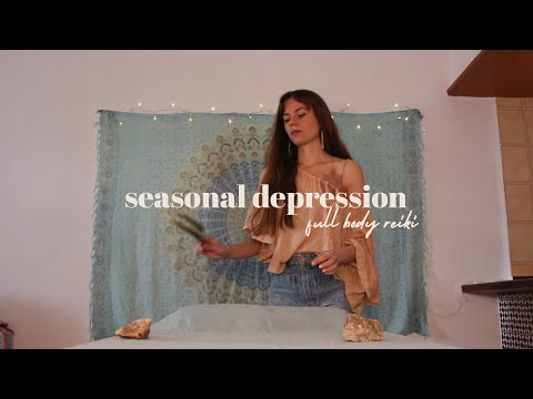 full body ASMR REIKI for seasonal depression | chakra balancing visualisation & energy healing