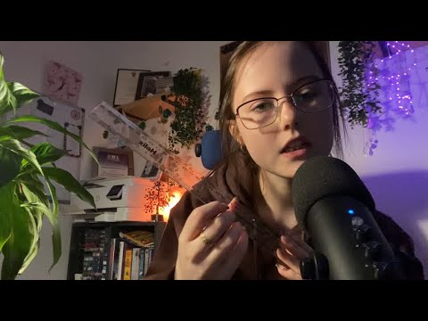 ASMR measuring your face ✨ (whispering/personal attention) for sleep 🌙🤍