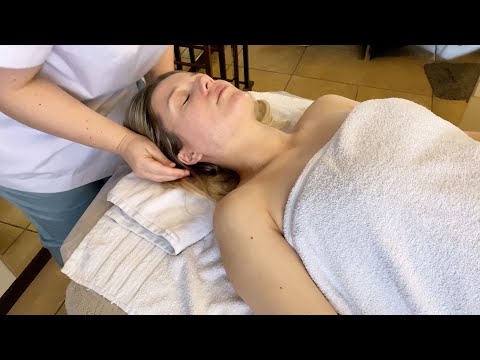 ASMR Head & Face Massage | Healing Music