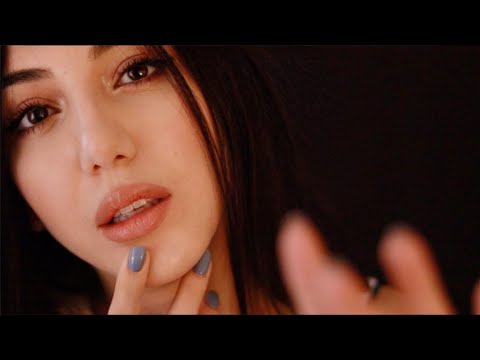 ASMR just me & you - face touching / comforting words till you sleep - ASMR Whisper