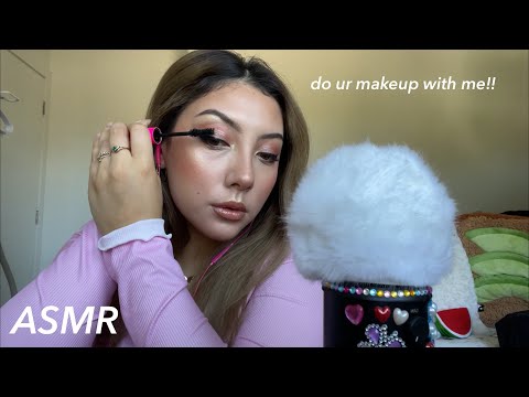 ASMR doing my makeup 💄💖 ~chill unedited & raw get ready with me!!~ | Whispered