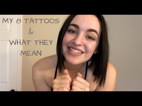 ASMR My Tattoos & What They Mean *WHISPERED*