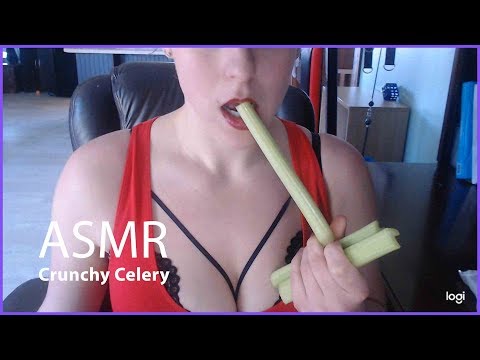 ASMR Very Crunchy Celery
