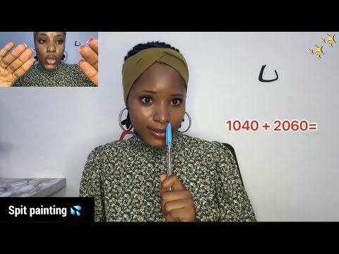 ASMR| Maths Teacher Spit Paints You With Visual Spit| Mouth Sounds| Role-Play