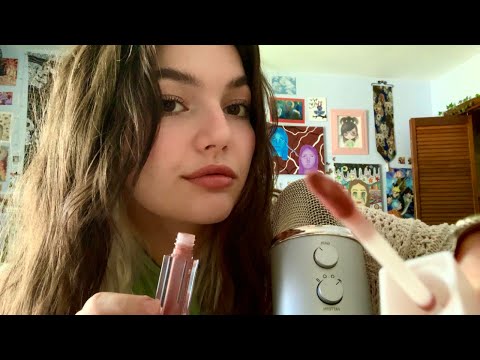 ASMR | Casual Makup Application Role Play (Fast and Aggressive) Mouth Sounds, Hand Sounds, RAMBLES