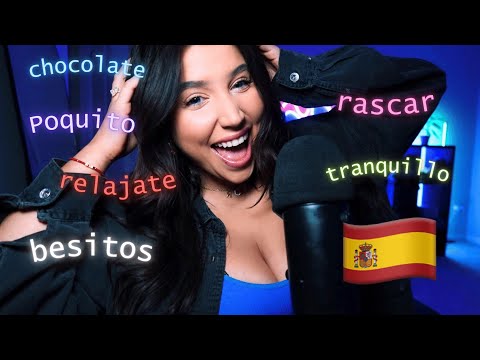 ASMR en Español 🇪🇸  | My Favorite Trigger Words in Spanish