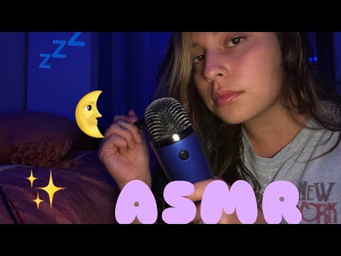 ASMR🌜*soft* MIC BRUSHING + TONGUE CLICKING for sleep💤