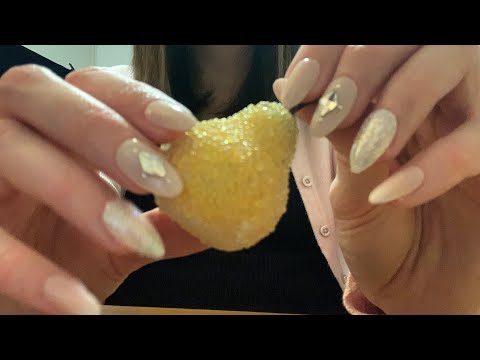ASMR Fast Scratching & Tapping on YELLOW items! 💛 | Lo-fi | No Talking