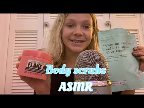 ASMR coffee + body scrubs | crackling
