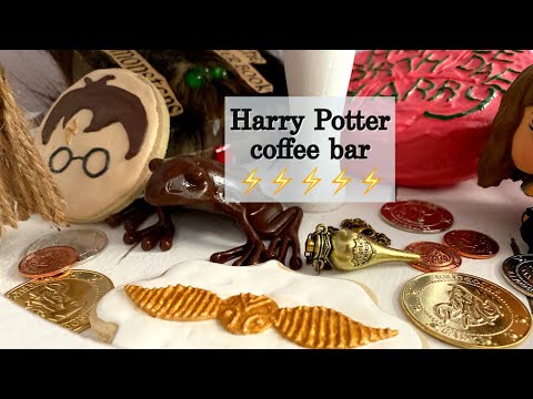 ***ASMR| Harry Potter Coffee Bar😍⚡️☕️