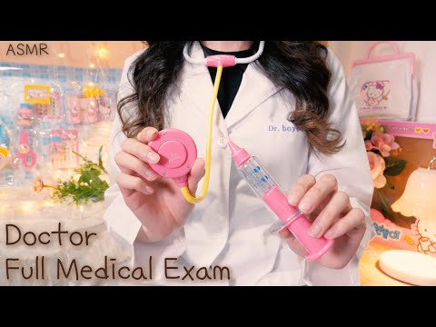 ASMR 정기검진 하는 장난감 병원 의사, 슬립닥터 보영(진성목소리,귀청소,주사,체온계,치과) | Full Medical Exam,Dr.Boyoung(Eng Sub),한국어 상황극