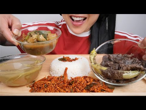 FILIPINO FOOD (ASMR EATNG SOUNDS) NO TALKING | SAS-ASMR