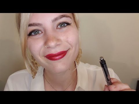 ASMR Iridology RP | Close Up Personal Attention, Light, Magnifying Glass
