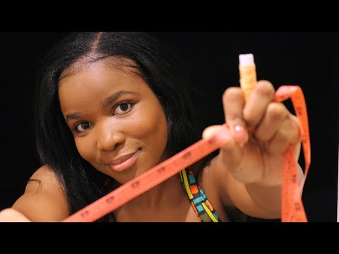 ASMR Tailor Fitting and Measuring YOU! (Fabric Scratching)