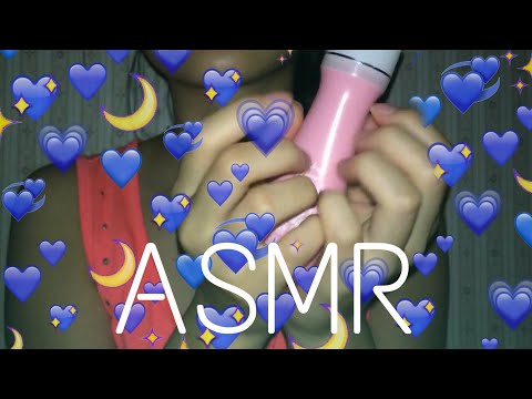 [ASMR] sleep inducing fast tapping (white noise + whispering)