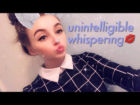 Unintelligible whispering - ASMR
