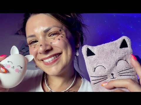 ASMR Pampering You to Get Ready for Sleep - Personal Attention, Skincare, Hair Care, German/Deutsch