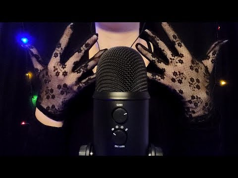 ASMR - Lace Gloves (Microphone Rubbing & Hand Sounds) [No Talking]