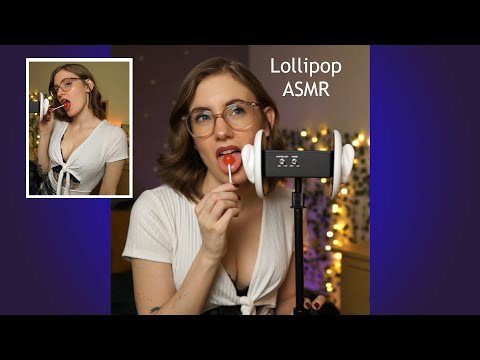 [ASMR] Lollipop & Wet Mouth Sounds | Licking, Tapping & Whispering