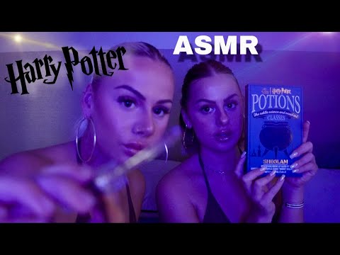 Deux magiciennes te maquillent pour ton date w/Harry Potter