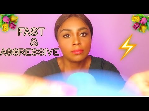 ASMR | Fast And Aggressive Triggers⚡⚡  (UNPREDICTABLE TRIGGERS)