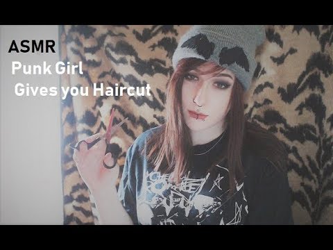 ASMR Punk Girl gives you Haircut!