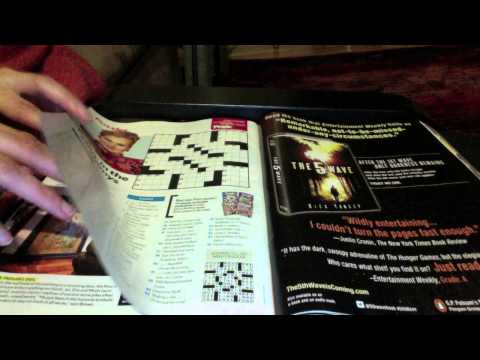 Flipping Through a Magazine (ASMR, whispering, relaxation)