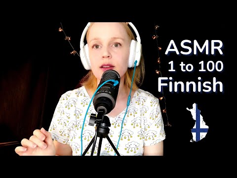 ASMR Counting to 100 in Finnish | ASMR Suomi Lasken sataan (Whispered)