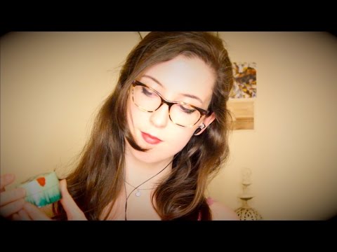 ASMR | Lovely Lid Sounds with Ear to Ear Unintelligible Whispering