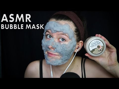 ASMR Carbonated Bubble Clay Mask (Foaming Sounds) | Chloë Jeanne ASMR