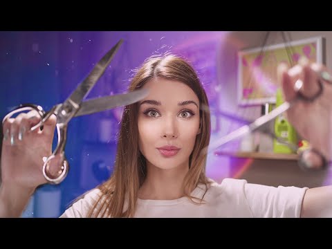 ASMR Girl From Class Gives You a Hair cut - Roleplay