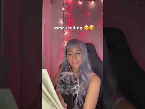 ASMR reading you to sleep #asmr #asmrreadingyoutosleep #asmreading #softspoken #asmrshorts