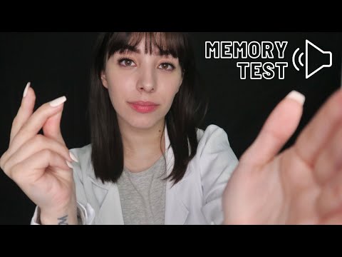 ASMR Auditory Memory Test - Doctor Roleplay