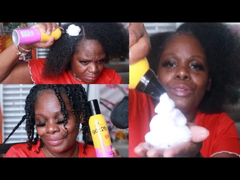 TRYING GOT 2B TWISTED FOAM TWIST OUT ASMR HAIR SOUNDS