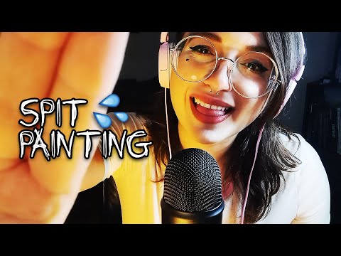 ASMR | Welcome To Your Spit Painting Appointment 💦 [Lots of personal attention & mouth sounds]
