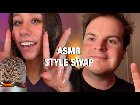 ASMR FAST & AGGRESSIVE STYLE SWAP (Fast ASMR, Mouth Sounds, Visual ASMR)
