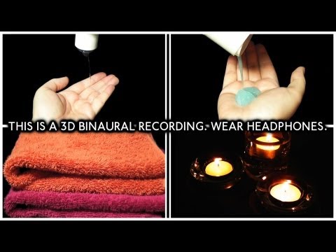 ASMR 93. 3D Head Massage (Binaural - Wear Headphones) - SOUNDsculptures - 3D Sound