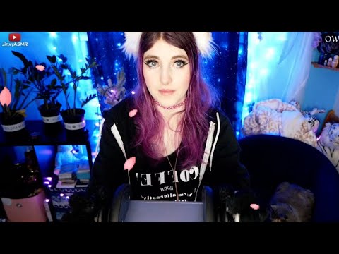 Fluffy fabric massage & humming | Jinxy ASMR