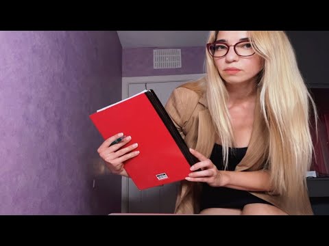 ASMR Secretary Taking Care of you / Personal Attention / Ear Cleaning / Soft Spoken