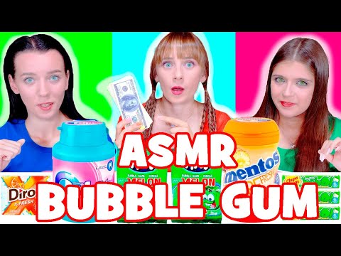 ASMR Eating Sounds Bubble Gum Mukbang