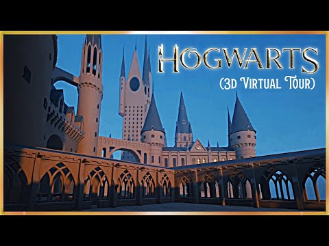 Early Morning in Hogwarts ◈ 3D Virtual Tour #01 [NO TALKING] Dreams PS4
