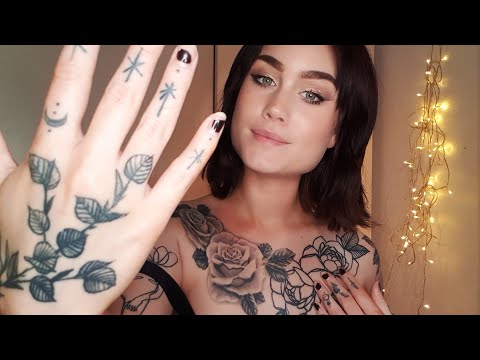 TRACING MY TATTOOS AND TELLING YOU ABOUT THEM ASMR. Part 1
