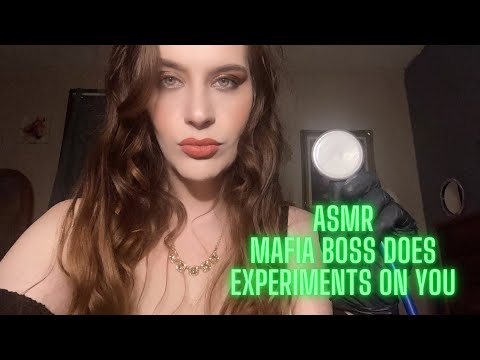 ASMR Mafia Boss Does Experiments On You #asmrsounds
