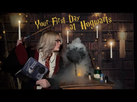 ASMR Potions Class & History 101 | Your FIRST Day At HOGWARTS