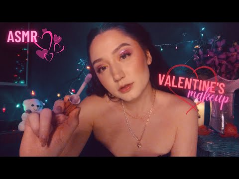 ASMR Doing Your Valentine's Day Makeup *FAST & AGGRESSIVE*