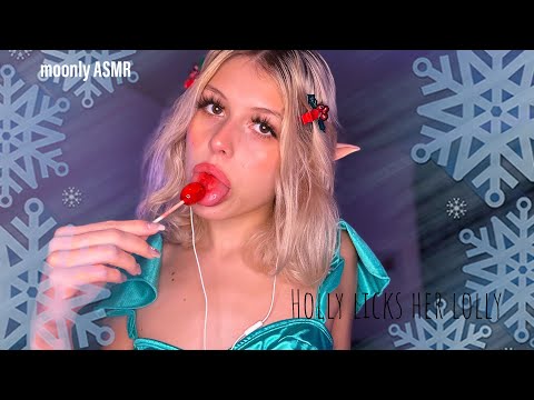 ASMR-elf licks lollipop🍭*roleplay* (mouthsounds,licking,sucking…)