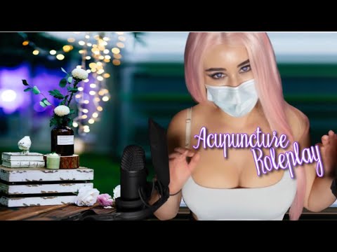Relaxing ACUPUNCTURE ASMR Role-play 👩🏼‍⚕️😌