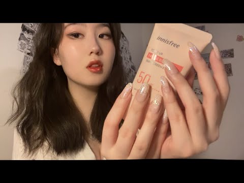 ASMR | Casual Spa Face Massage 💆🏻🫧 fast face touching, mouth sounds & soft spoken (CV for Min)